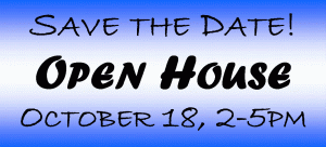 Save the date open house